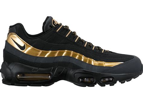 Nike max 95 black metallic gold